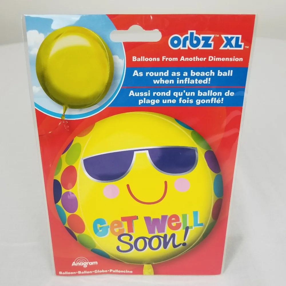 Emoji Get Well Soon Foil Balloon!